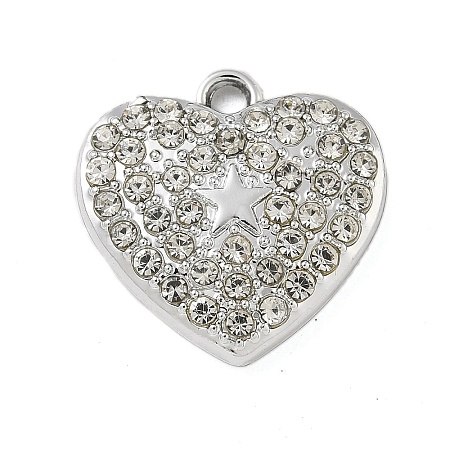 Alloy Rhinestone Pendants PALLOY-P308-07P-1
