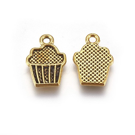Tibetan Style Alloy Drink Charms TIBEP-A100748-G-LF-1