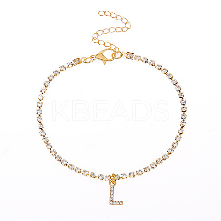 Fashionable and Creative Rhinestone Anklet Bracelets DA6716-12-1