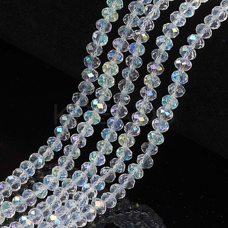 Electroplate Glass Beads Strands LS-EGLA-A044-T1mm-L19-1