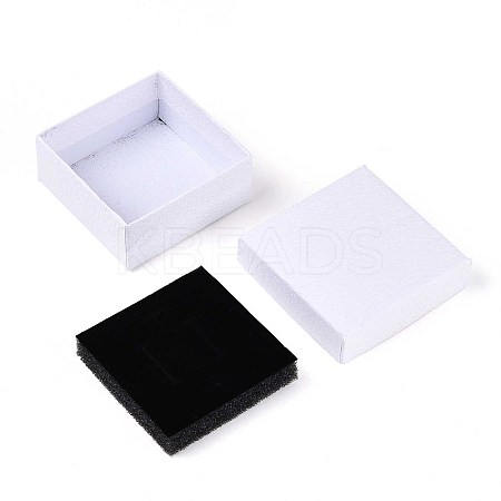 Square Cardboard Necklace Box LS-CBOX-Q038-02-01B-1