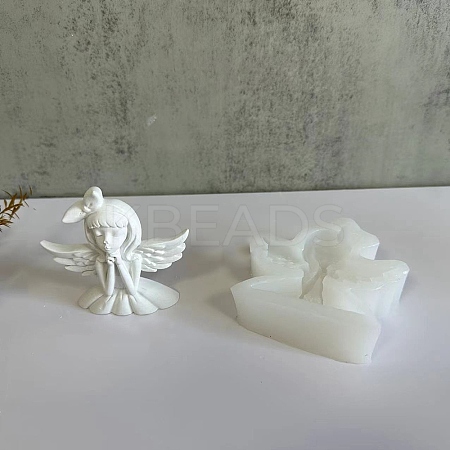DIY Angel Princess Figurine Display Decoration DIY Bust Statue Silicone Bust Statue Molds SIMO-B008-02A-1