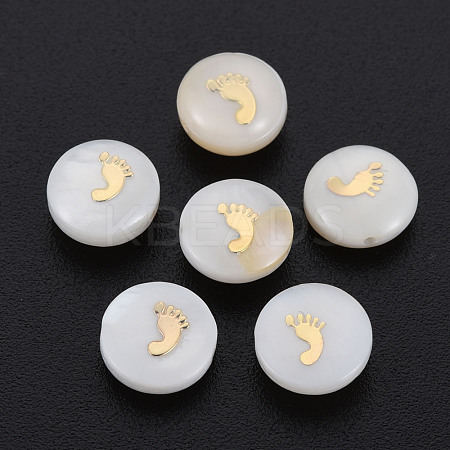 Natural Freshwater Shell Beads SHEL-S278-054-1