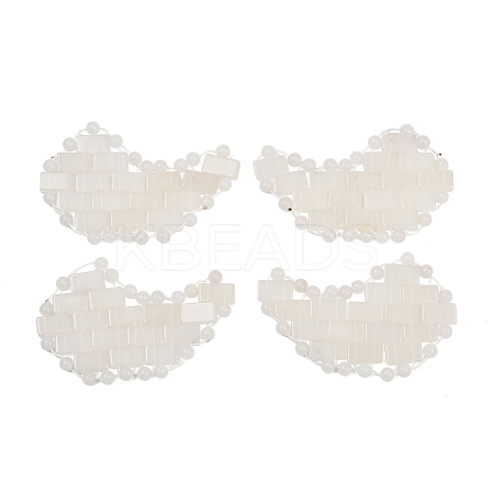 Natural White Jade Eye Patches G-D301-A04-1