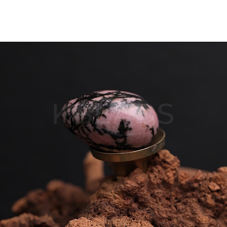 Natural Rhodonite Egg Figurines Statues for Home Office Desktop Decoration PW-WG1DC51-15-1