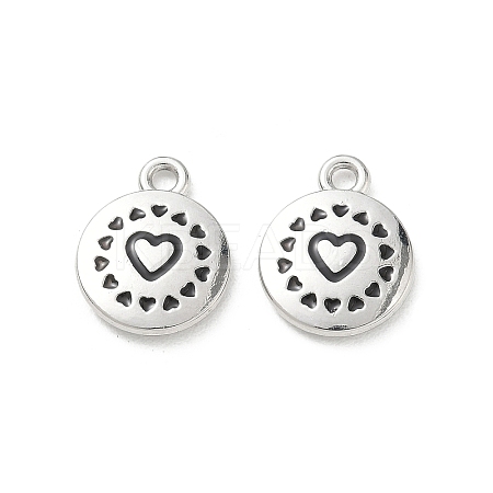 Alloy Enamel Pendants FIND-D044-10P-1