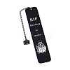 Skeleton Stainless Steel Rectangle Bookmark for Booklovers Reader PW-WGA1359-04-1