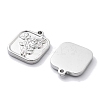 Anti-Tarnish 304 Stainless Steel Pendants STAS-R130-70P-2