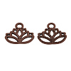 Tibetan Style Alloy Charms TIBEP-36884-R-NR-1