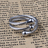 Non-Tarnish Wrap Style 304 Stainless Steel Rings LS-RJEW-L068-01C-1