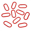 10Pcs Alloy Spring Gate Rings FIND-TA0009-25F-2