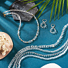7 Strands 7 Styles Transparent Glass Bead Strands GLAA-TA0002-73-13