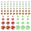 Half Round ABS Plastic Cabochons FIND-TAC0038-08A-1