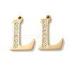 Real 14K Gold Plated 304 Stainless Steel Pendants STAS-L022-157G-L-1