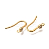 304 Stainless Steel Rhinestone Earring Hooks STAS-D310-01G-04-2