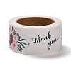Flower Pattern Paper Gift Tag Stickers DIY-C011-02A-2