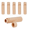 5Pcs Wooden Sewing Needle Holder Storage Case AJEW-FH0004-83-1