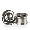 Vortex Brass Alloy Ear Tunnels FS-WGA94B8-05-1