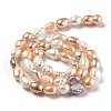 Natural Cultured Freshwater Pearl Beads Strands PEAR-L033-31G-3