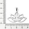 Non-Tarnish 304 Stainless Steel Pendants STAS-C097-13P-3
