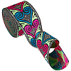 7M Flat Embroidery Polyester Ribbons OCOR-WH0003-011B-1