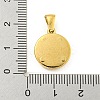 304 Stainless Steel Pendants Rhinestone Settings LS-STAS-O009-03A-G-3