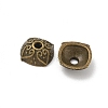 Tibetan Style Alloy Bead Caps TIBE-P003-71AB-1