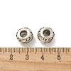 Tibetan Style Alloy European Beads TIBE-P003-22AS-2