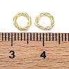 Brass Linking Rings KK-U042-01G-01-3