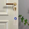 Wood Beads Hanging Ornaments HJEW-JM03312-01-1