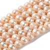 Natural Cultured Freshwater Pearl Beads Strands PEAR-E018-23-1