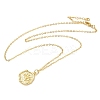 Brass Pendants Necklaces for Women LS-NJEW-B092-05G-3