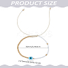 1Pc Adjustable Glass Seed Beads Braided Bead Bracelets BJEW-LP0002-37-2