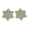 Tarnish Resistant 201 Stainless Steel Stamping Blank Tag Pendants LS-STAS-S025-1