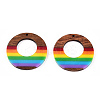 Opaque Resin & Walnut Hollow Pendants RESI-TAC0026-05U-3