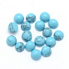 Synthetic Turquoise Cabochons G-P393-R13-4mm-1