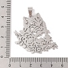 Non-Tarnish 201 Stainless Steel Pendants STAS-A094-26P-3