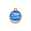 Alloy Enamel Pendants ENAM-S124-01A-02E-3