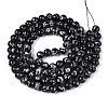 Baking Paint Glass Beads Strands DGLA-N015-8mm-10-2
