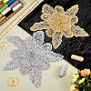 2Pcs 2 Colors Flower Decorative Corsages for Clothing Accessories FIND-NB0006-52-4