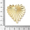 Heart Charms Brass Pendants KK-H529-62B-G-3