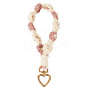 Cotton Braided Flower Pendant Decorations AJEW-TAC0030-032G-15-1