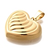 PVD Vacuum Plating 304 Stainless Steel Pendants STAS-U035-42G-2