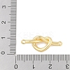 Rack Plating Brass Connector Charms KK-A224-19G-3