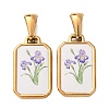 304 Stainless Steel Pendants STAS-D267-02B-G-1