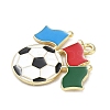 Alloy Enamel Pendants ENAM-I075-01G-10-2