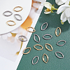 40Pcs 2 Colors 304 Stainless Steel Linking Rings STAS-UN0022-12-4