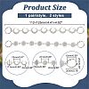 Sun & Moon with Star Shoe Decoration Chain FIND-AB00020-01-2