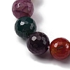 Natural Dragon Veins Agate(Dyed & Heated) Beads Strands G-K390-A13-01-3