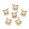 304 Stainless Steel Charms STAS-F322-03G-1